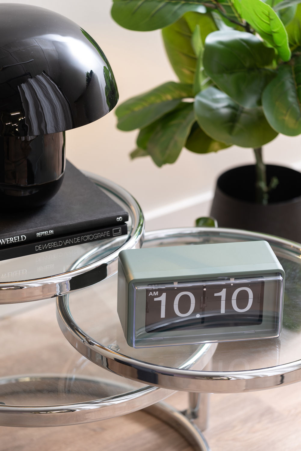 Karlsson væg-/bordur Retro Boxed Flip – Junglegrøn