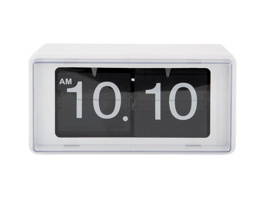 Karlsson væg-/bordur Retro Boxed Flip – Hvid