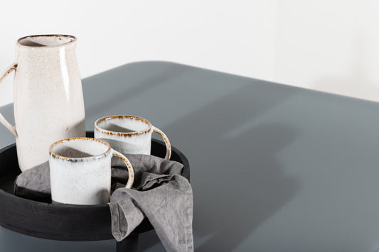 Virya Havebord 160 x 90 Hvid/Grå