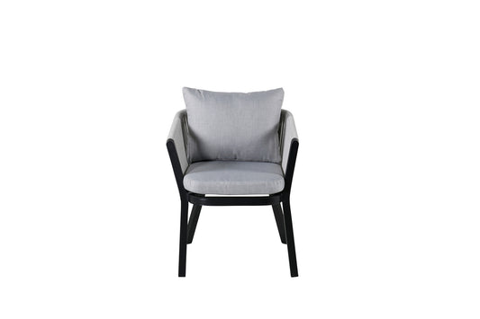 Virya Havestol 2-stk Sort/Grå