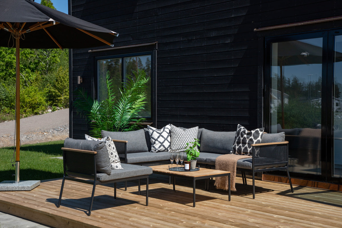 Nettan Hjørnesofasæt Natur/Grå