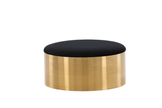 Puff Ottoman ⌀75 Guld
