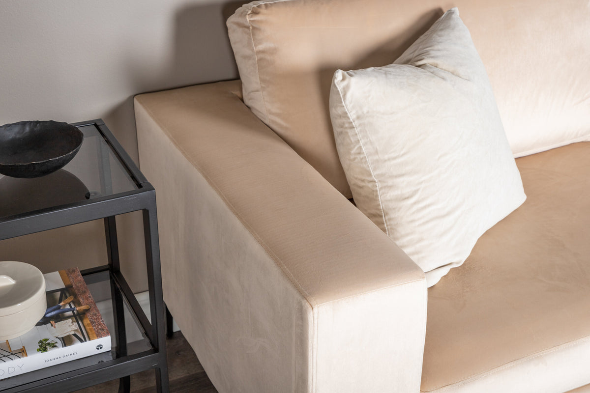 Bolero 3-personers sofa - beige, sort - billede 8