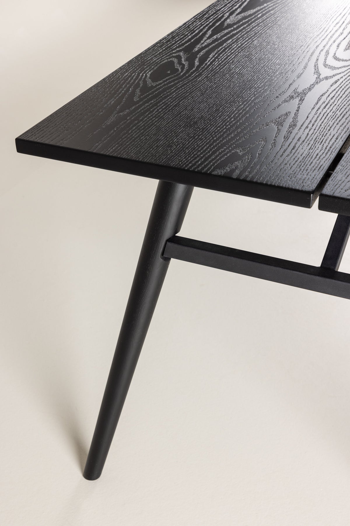 Sleek spisebord - 195 × 95 cm - sort - billede 25