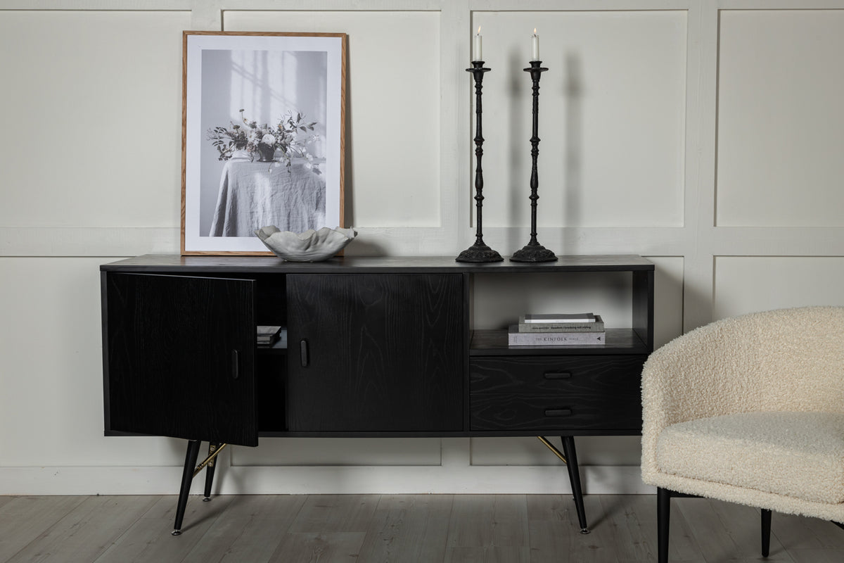 Gold Skænk 46 x 80 x 160 Sort