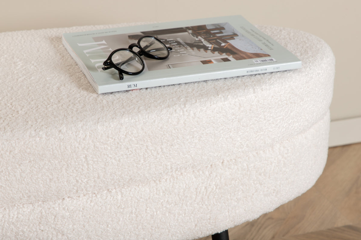 Otto Ottoman 40 x 41 x 100 Hvid