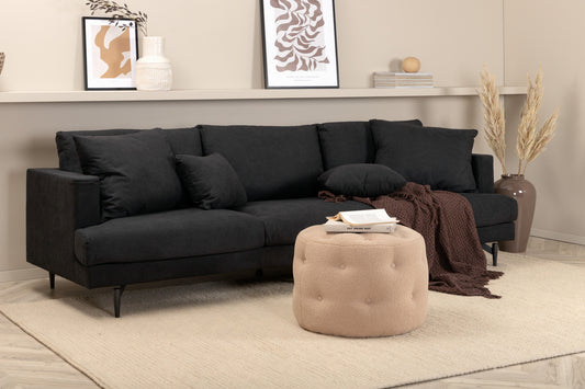 Sofia 3-Pers Sofa Sort