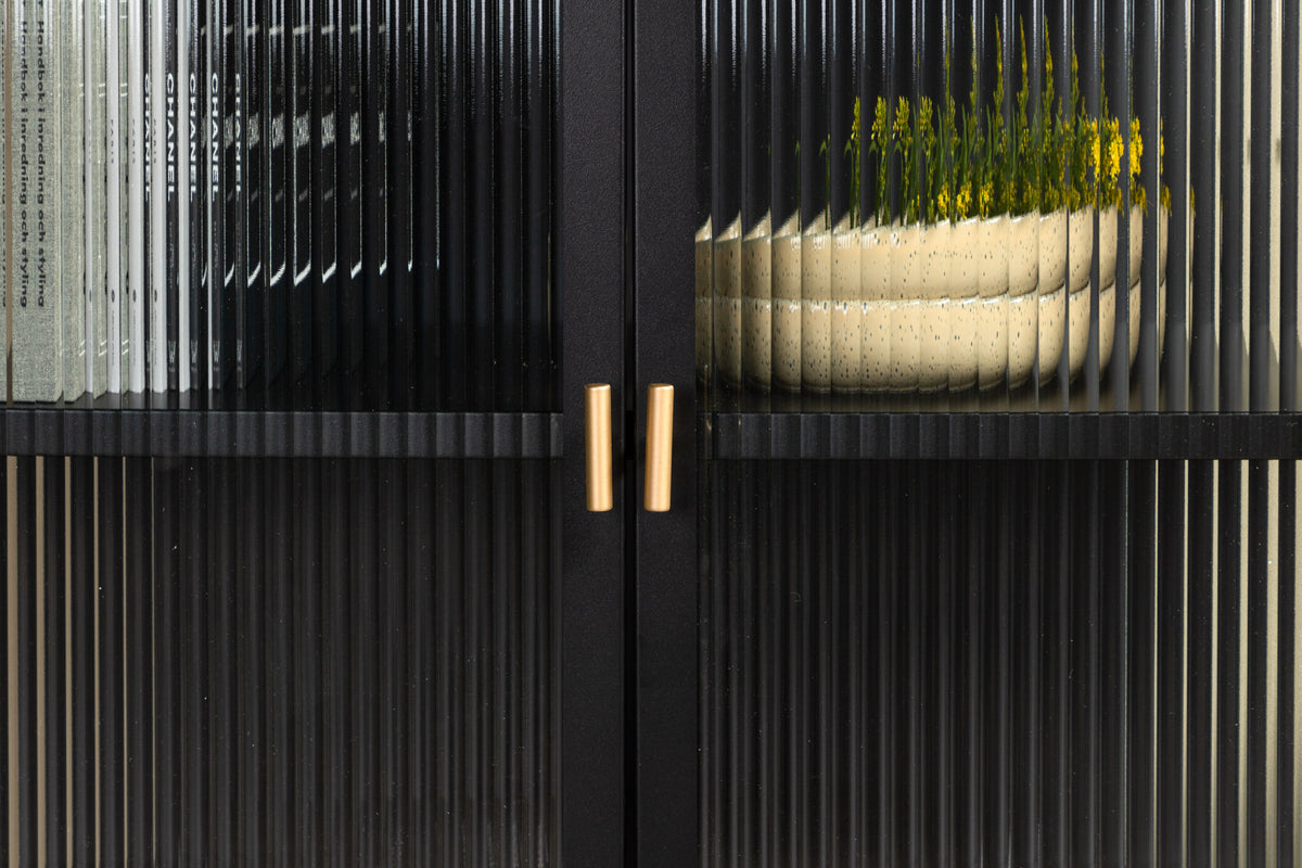 Garis Vitrineskab 40 x 80 x 70 Sort