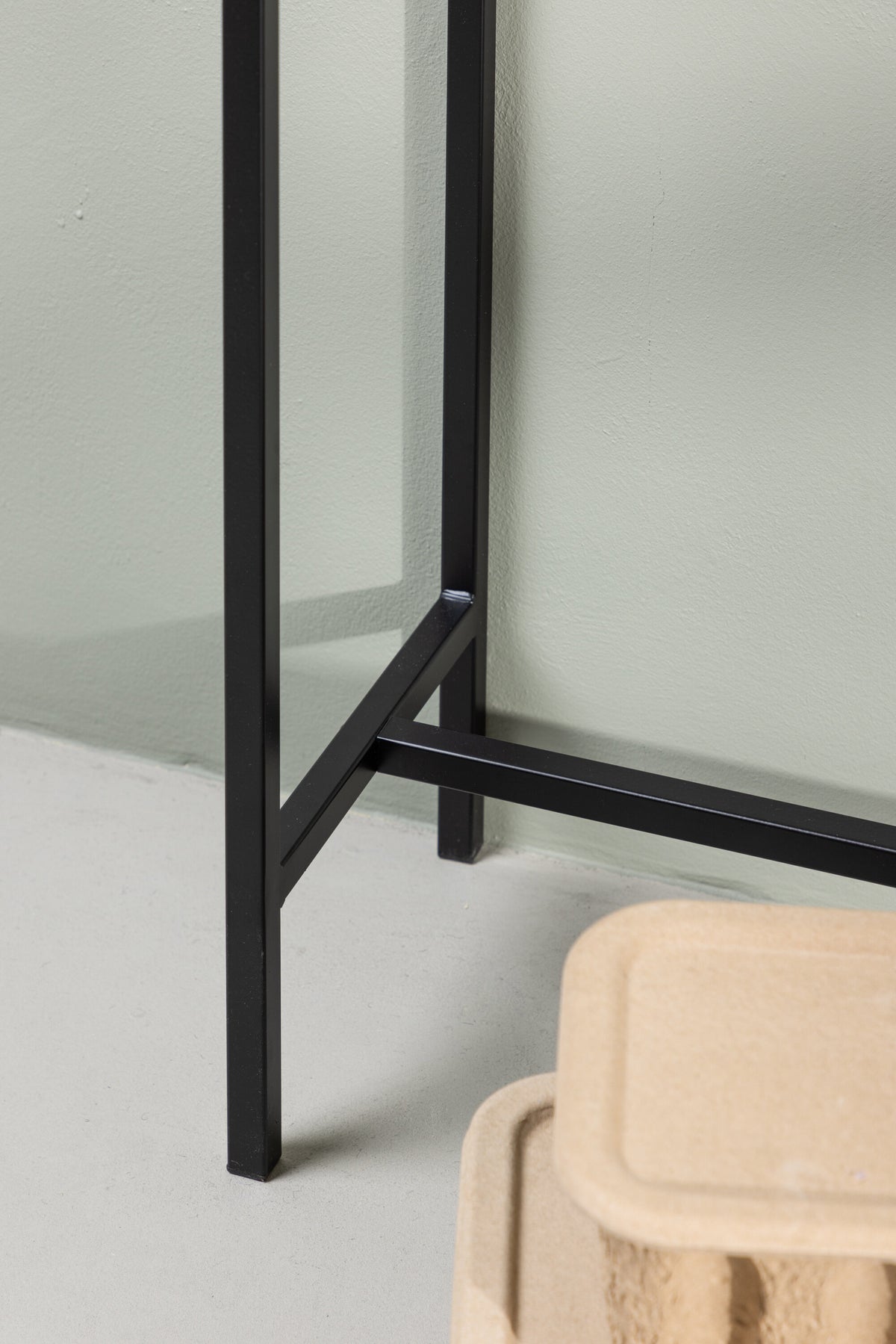 Dipp sidebord - 100 × 30 cm - sort, klar, transparent - billede 18