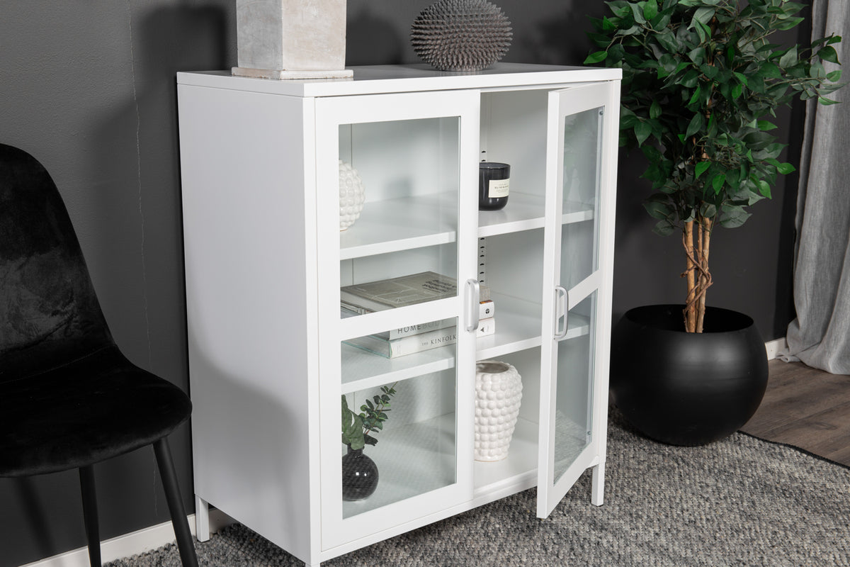 Acero Vitrineskab 43 x 97 x 80 Hvid