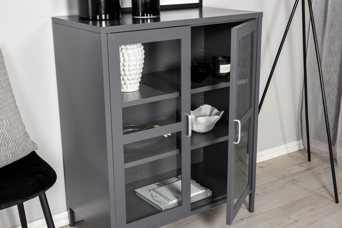 Acero Vitrineskab 43 x 97 x 80 Lysgrå