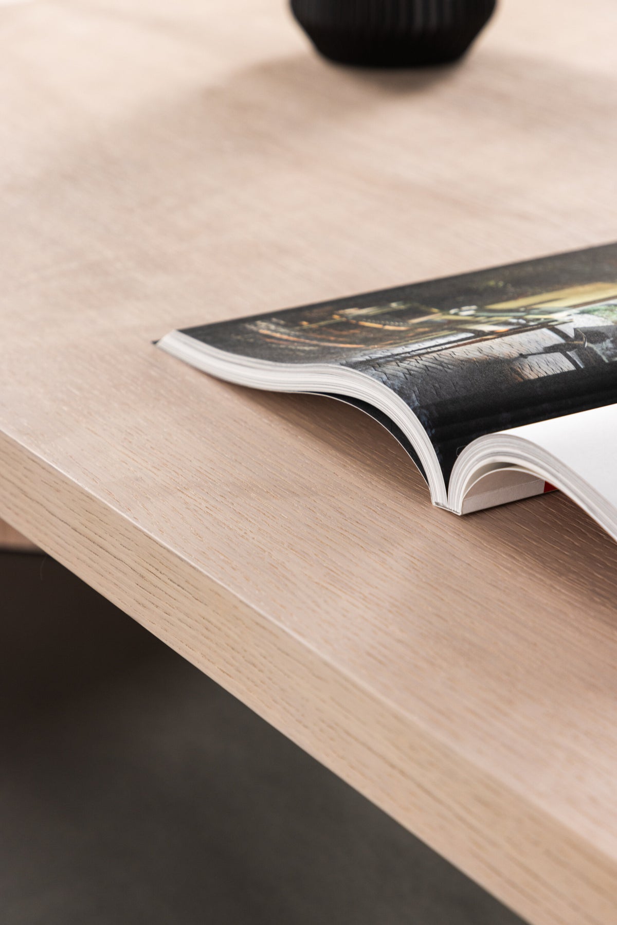 Bassholmen sofabord - 140 × 80 cm - hvidpigmenteret - billede 20