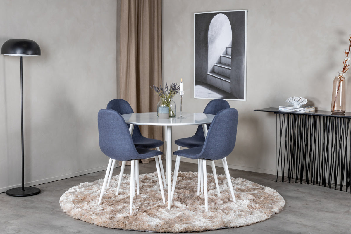 Polar Spisebordsstol 2-Stk Blå