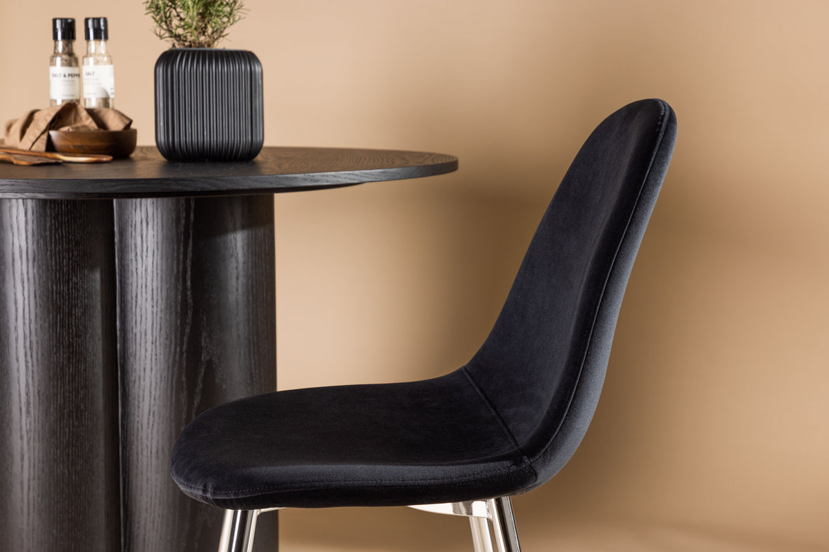 Polar Spisebordsstol 2-Stk Sort