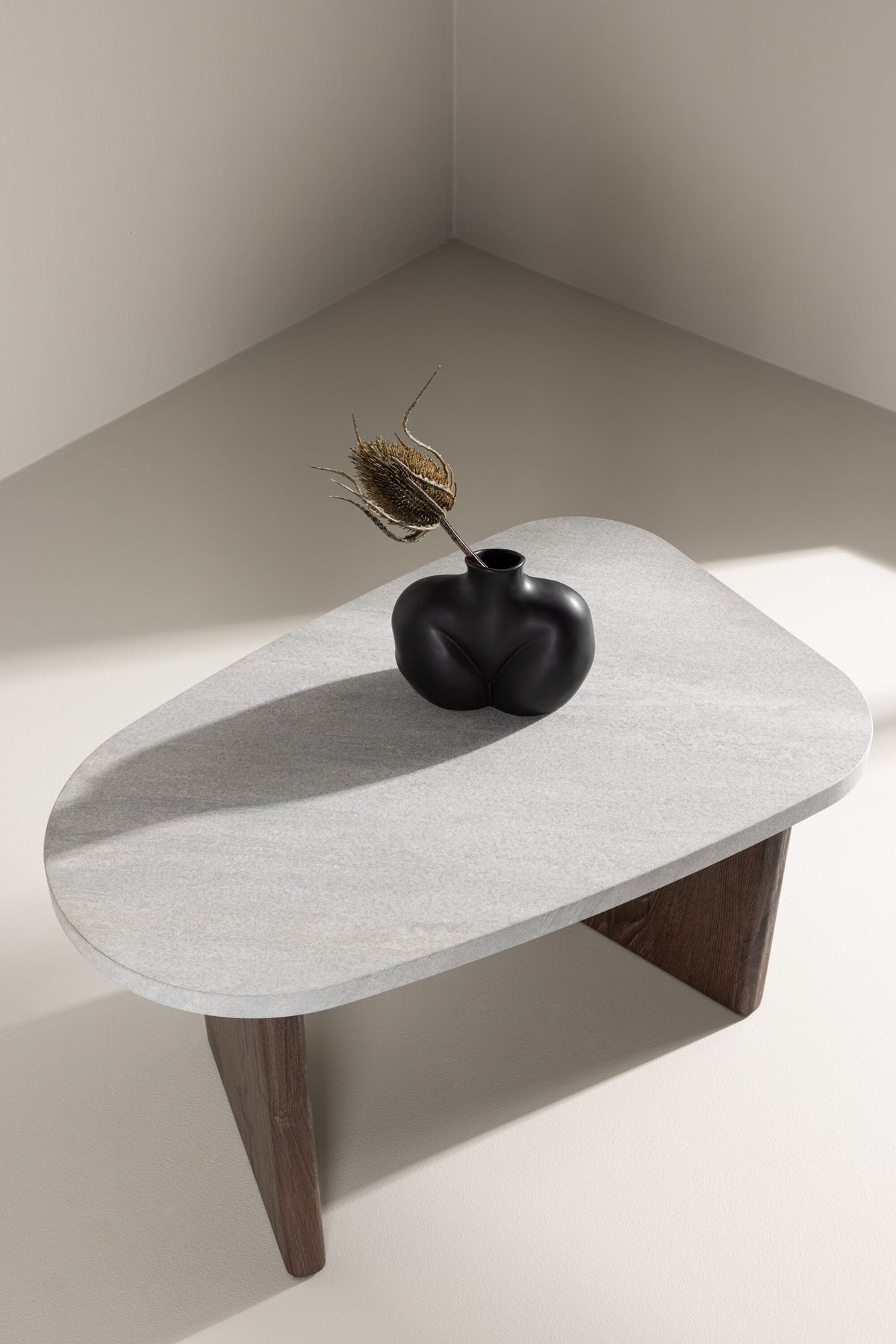 Grönvik sidebord - 70 × 45 cm - lysegrå, grå, mokka - billede 18