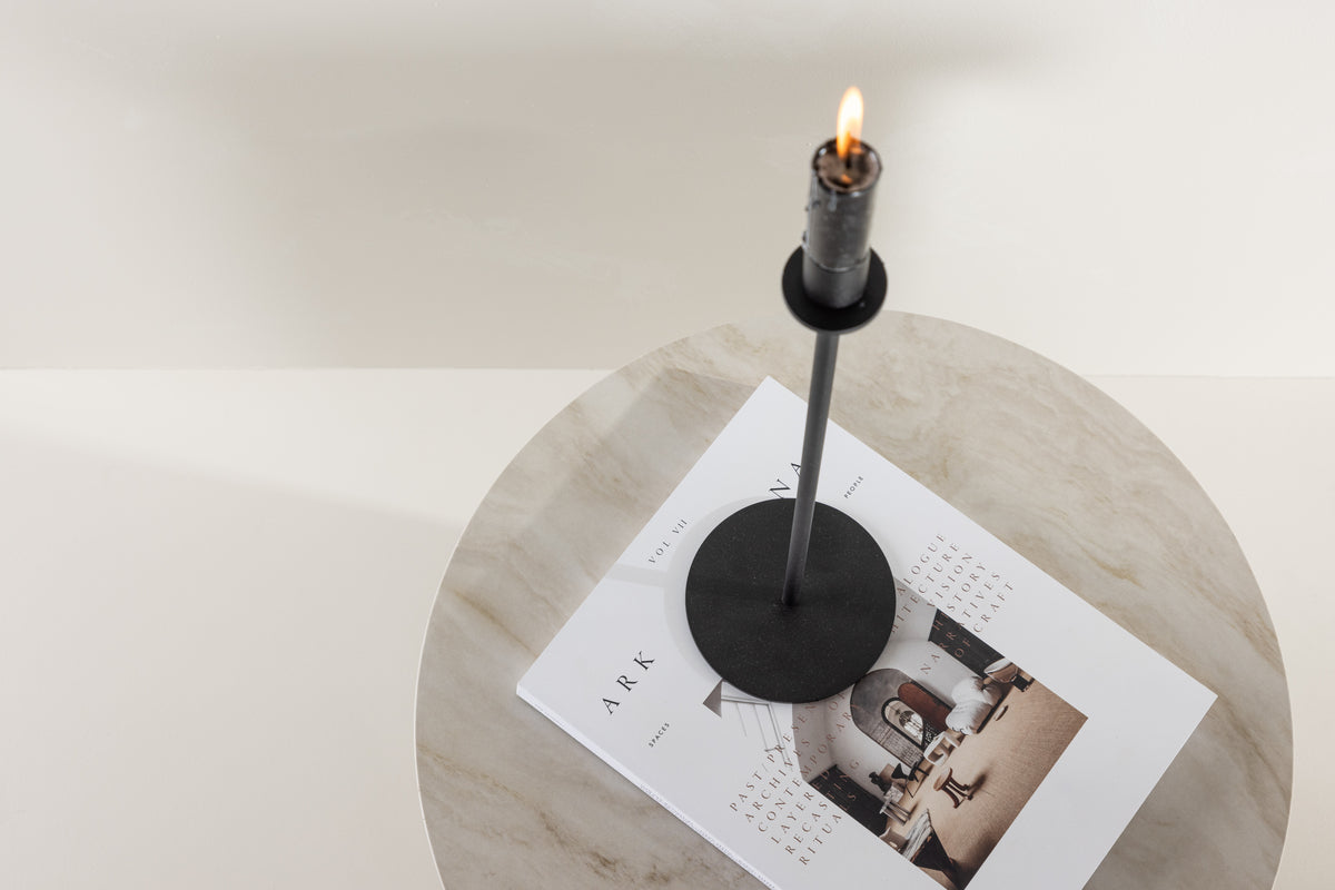 Ålesund Sidebord ⌀50 Beige