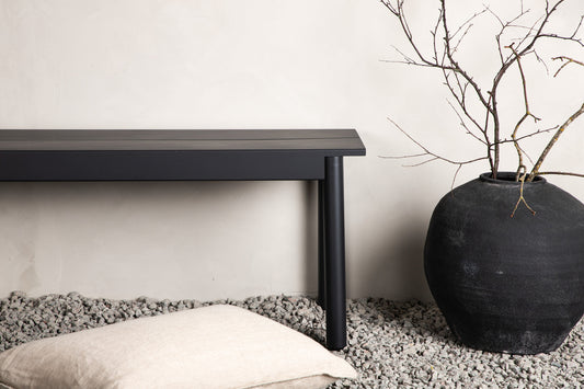 Modena Bænk 40 x 35 x 180 Sort