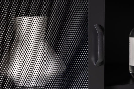 Misha Vitrineskab 40 x 101,5 x 80 Sort