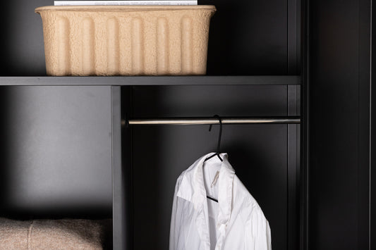 Piring Garderobeskab 45 x 183 x 85 Sort