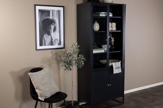 Bakal Vitrineskab 40,5 x 190 x 80 Sort