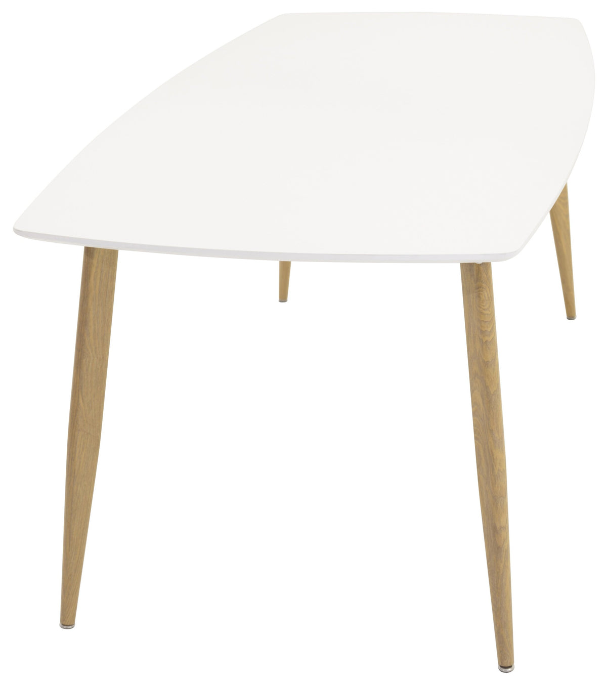 Polar spisebord - 240 × 100 cm - natur, hvid - billede 2