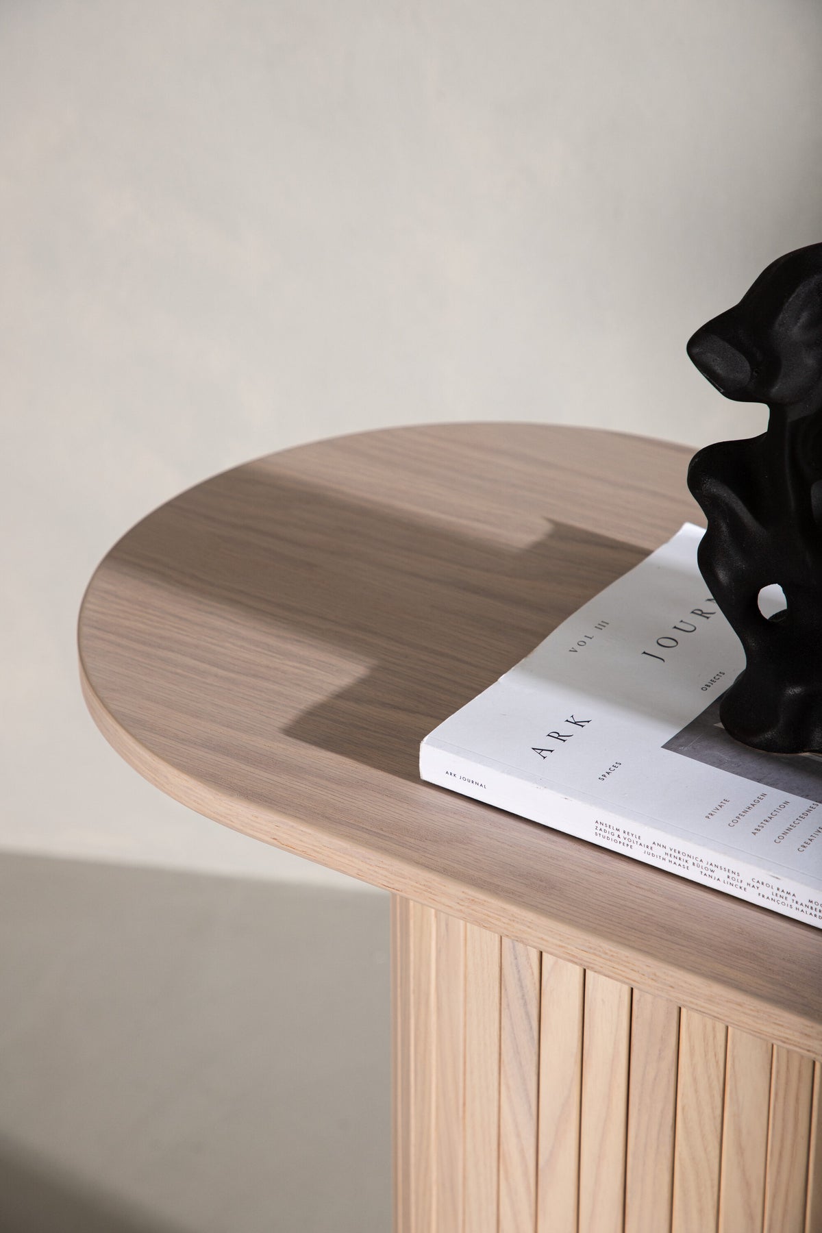 Bianca sidebord - 130 × 40 cm - hvidpigmenteret - billede 19