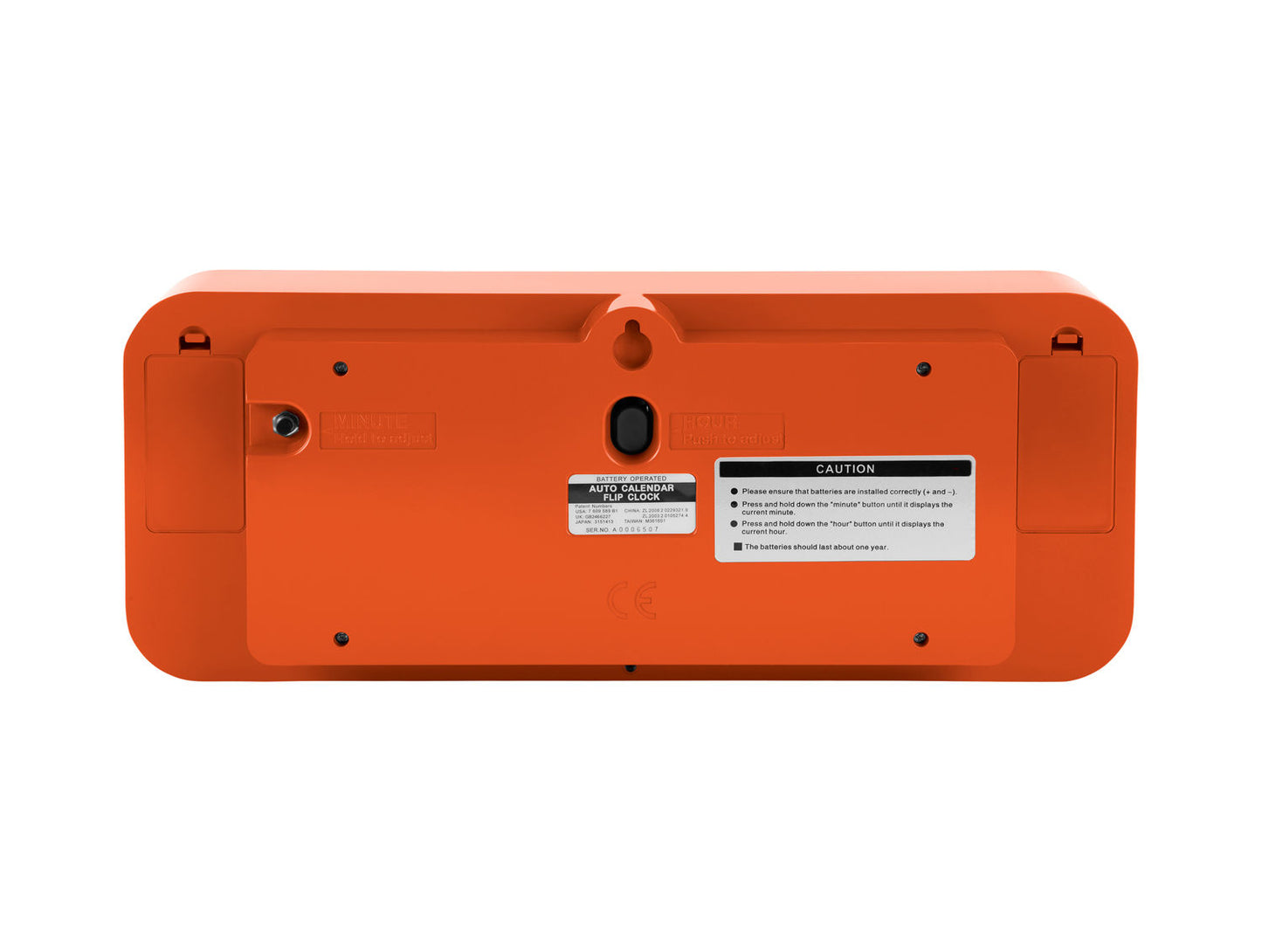 Karlsson bordur Wide Flip - Orange kasse, sort viser