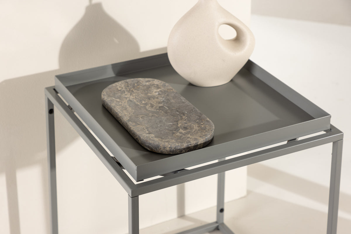 Porto Sidebord 45 x 45 Dark Grå