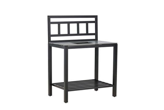 Alicante Udendørs sidebord 128 x 90 x 60 Sort