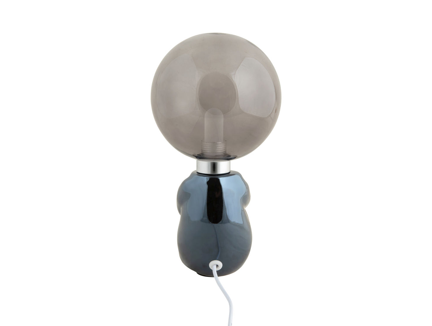 Leitmotiv bordlampe Joey LED – keramisk, sort belægning