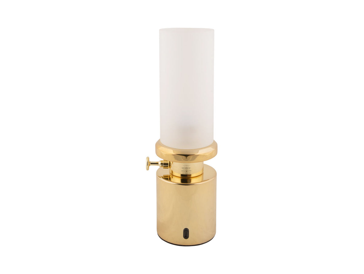 Leitmotiv bordlampe Camp LED - guld