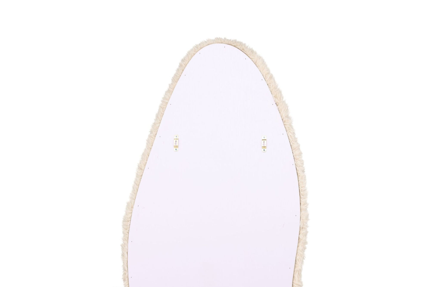 Mirza Spejl 160 x 60cm - Beige Fake Fur