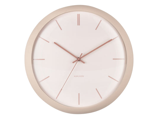 Karlsson vægur Nirvana Globe - Sandbrun