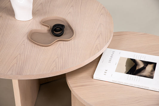 Saltö Sofabord ⌀85 Whitewash