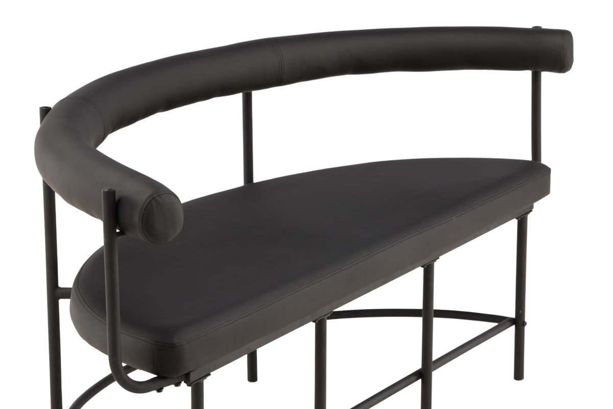 Stallhagen Sofabænk 51 x 75 x 165 Sort