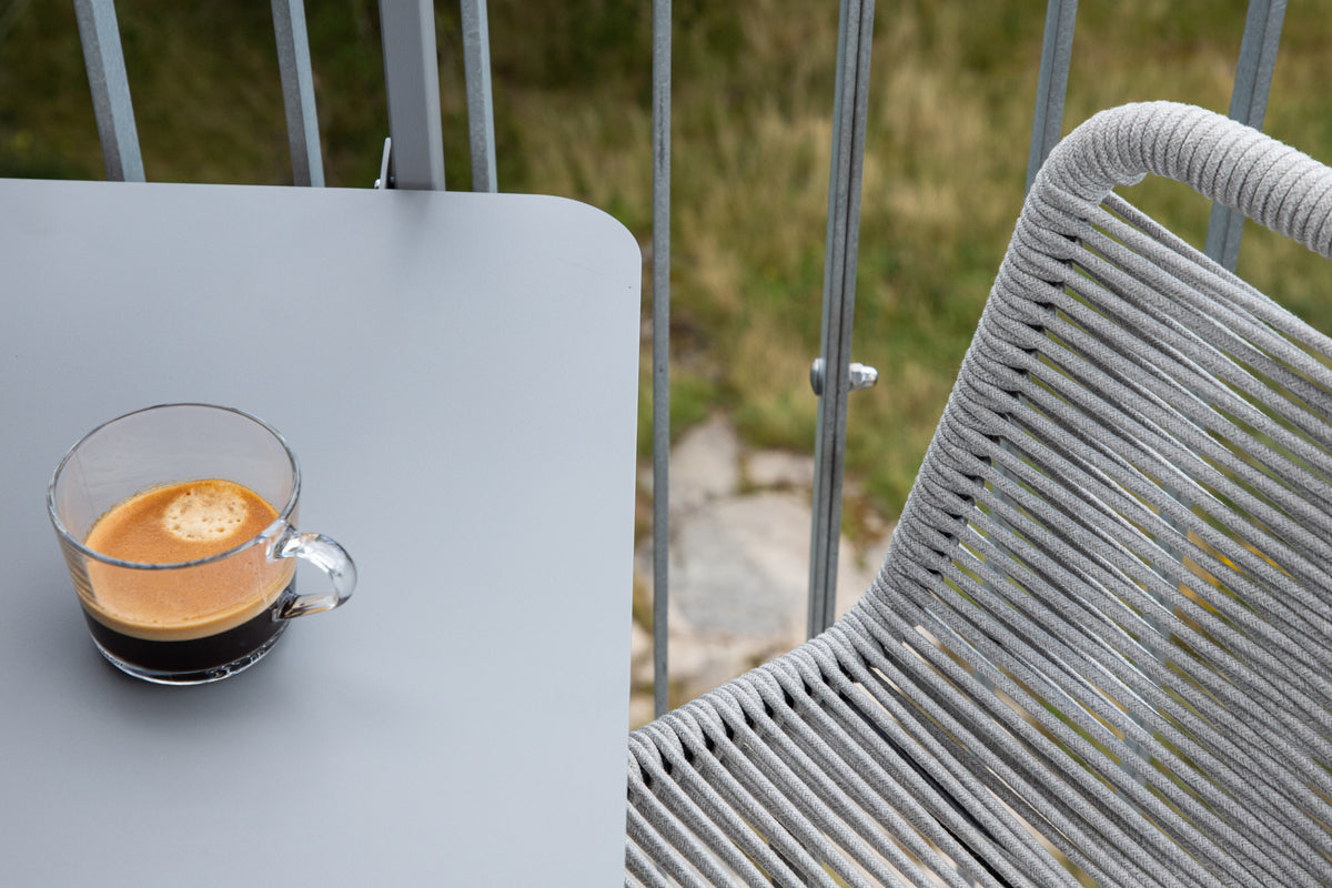 Lindos Barstol 2 stk Lys Grå