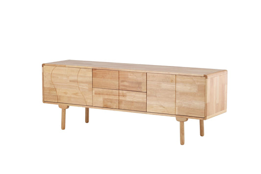Skärhamn Skænk 180 x 45 x 65 cm - Natur Gummitræ