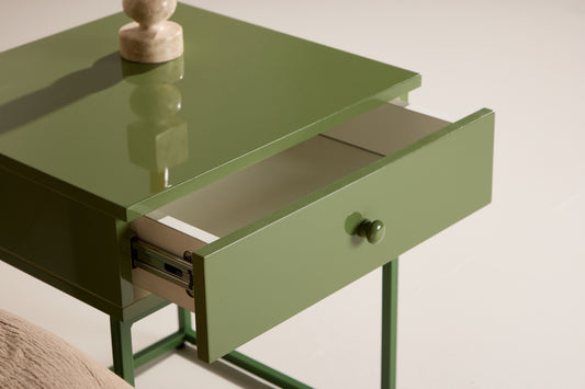 Bakal Sengebord 41 x 41 Grøn