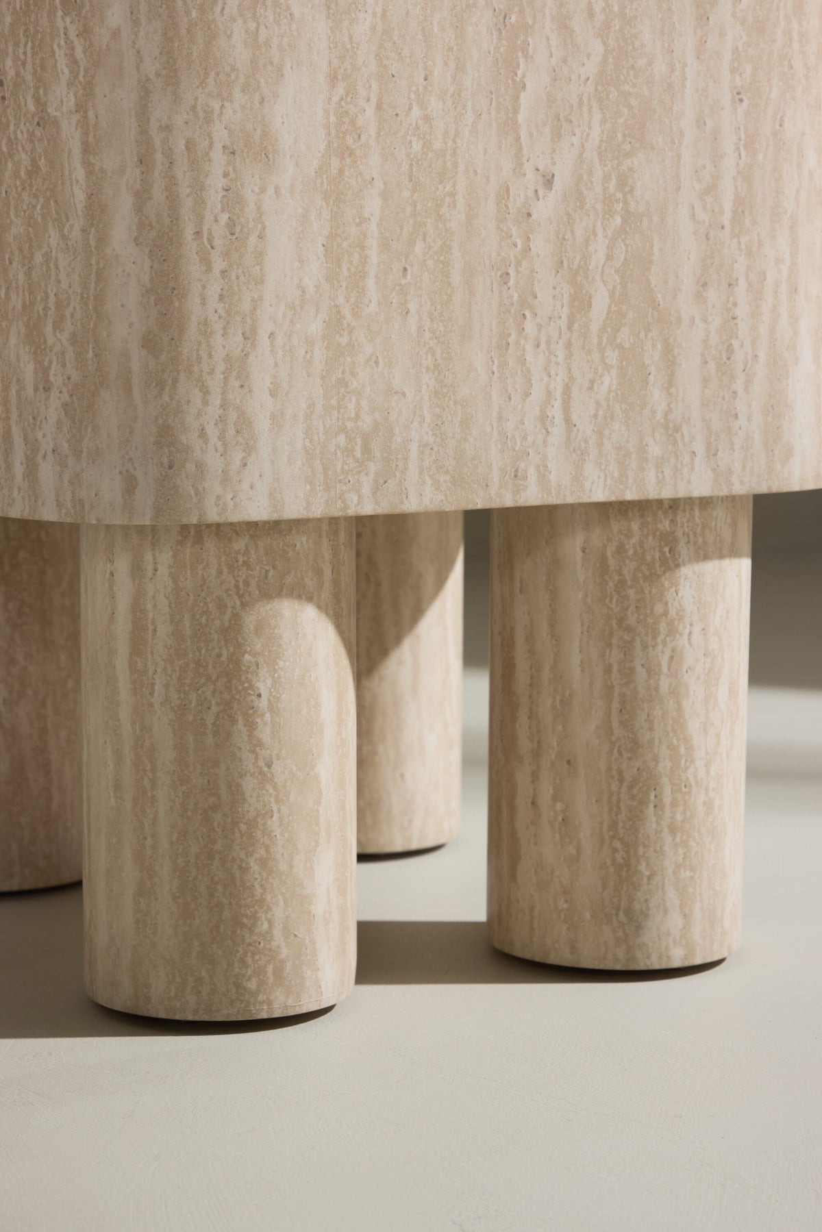 Klirou sidebord - 40 × 40 cm - beige - billede 20