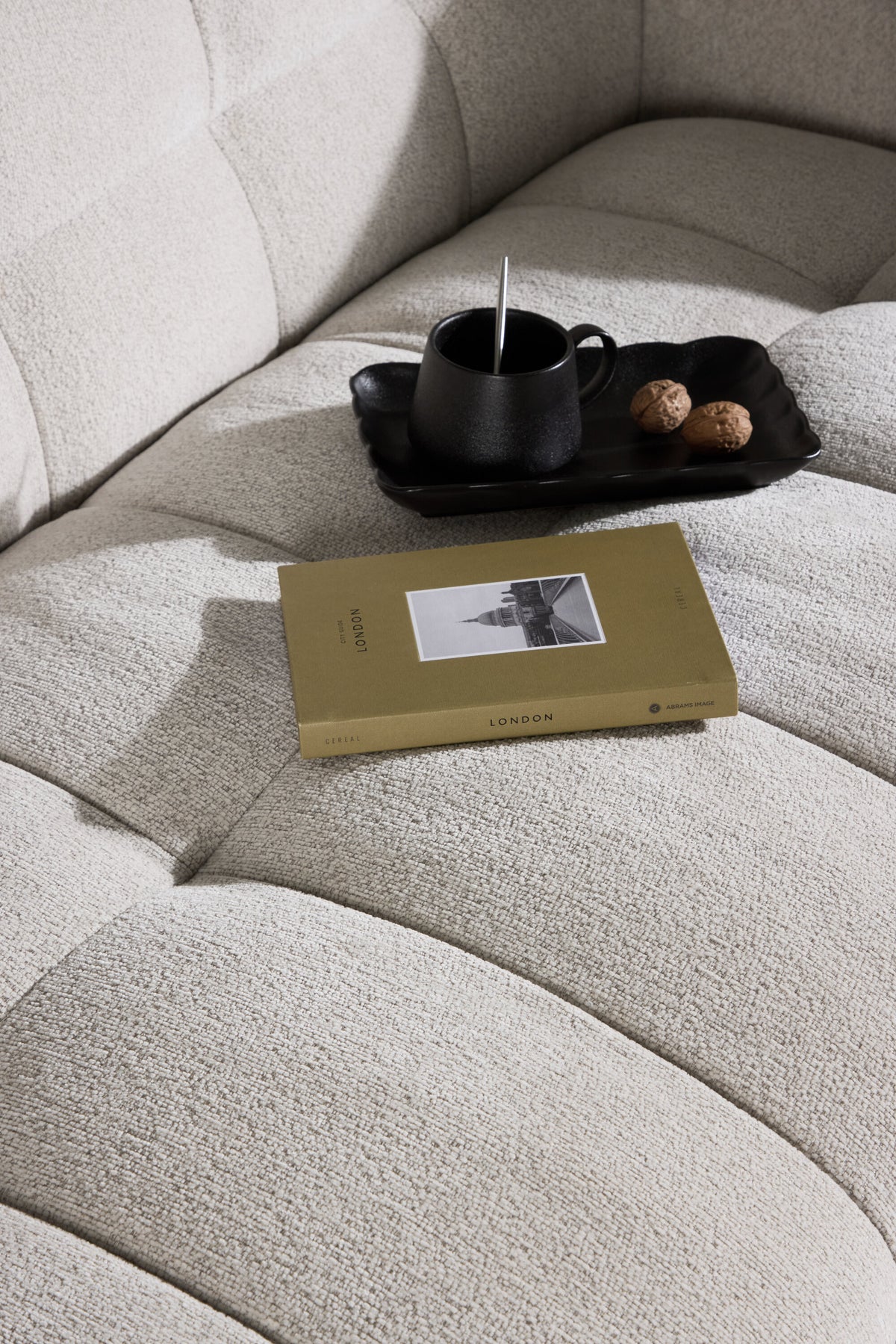 Malou 3-personers sofa - beige, sort - billede 22