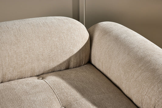 Mika Sofa Modul Beige - Højre endemodul