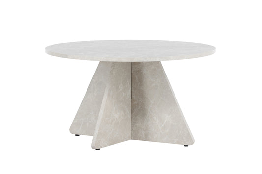 Bootcut Sofabord ⌀80 Beige