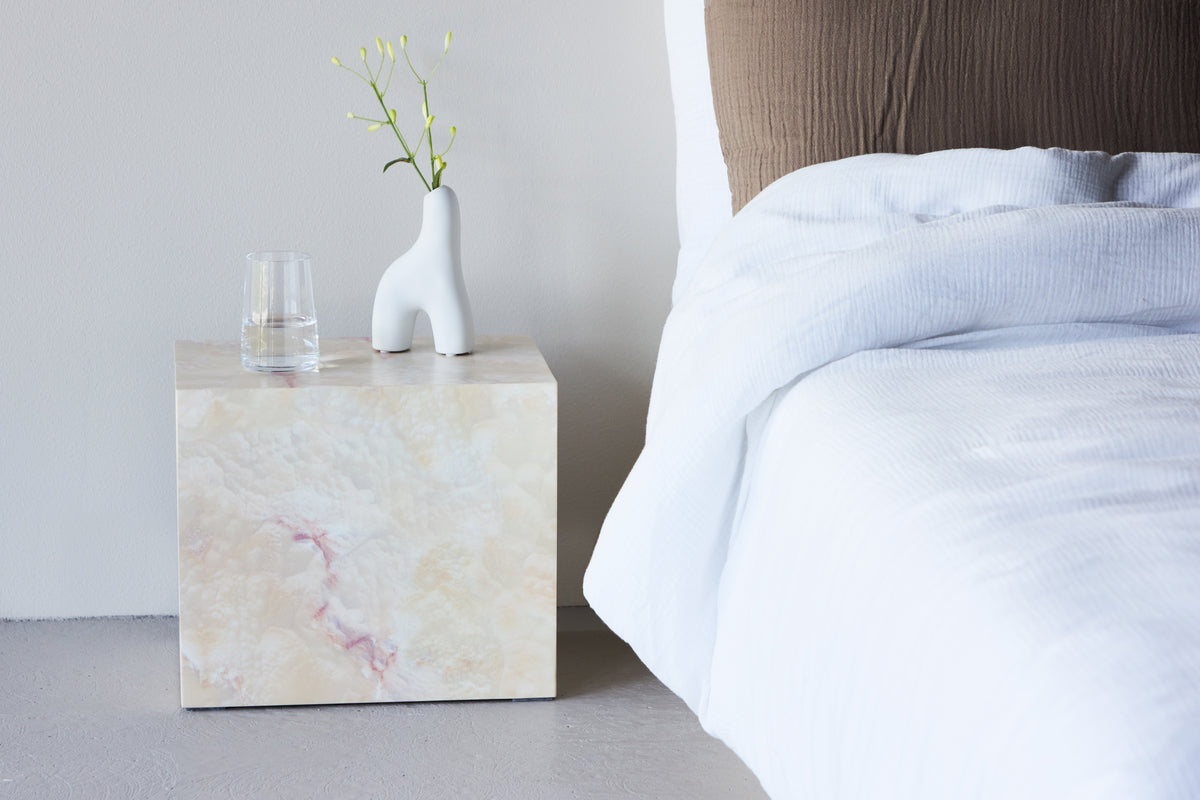 York Sidebord 35 x 25 Beige