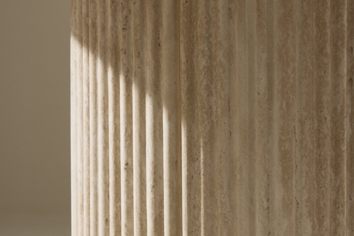 Härön Sofabord ⌀50 Beige