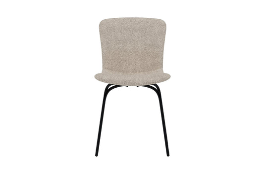 Linus spisebordsstole - beige, sort - 2 stk. - billede 1