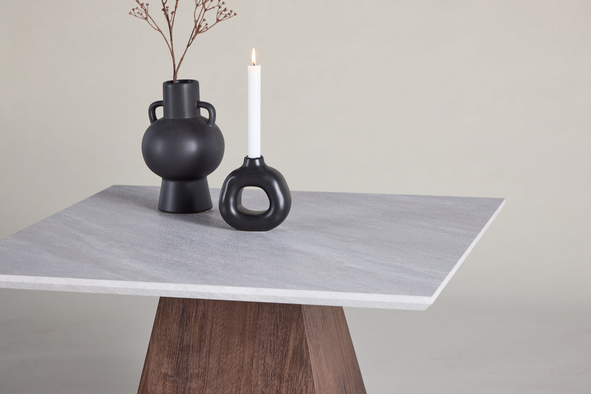 Cael Sofabord 80 x 80 Grå/brun