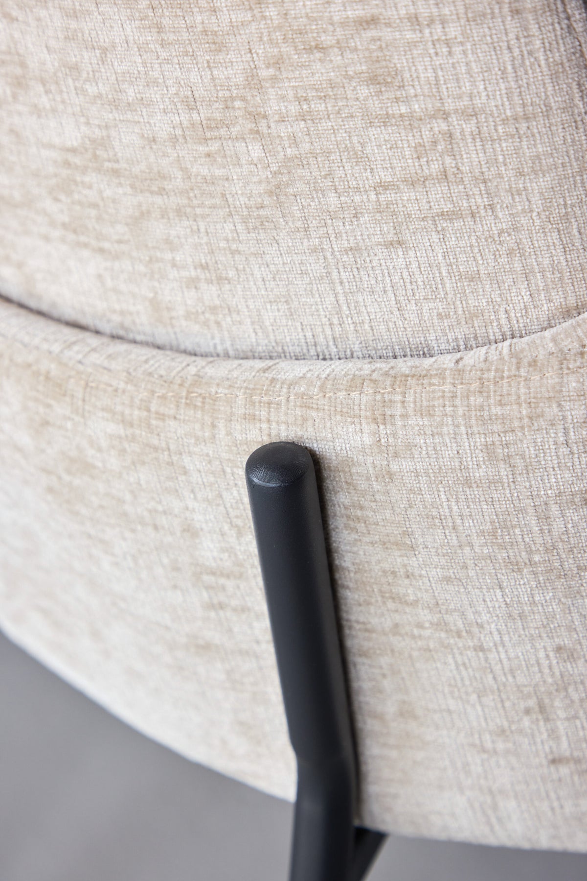 Blom spisebordsstole - beige, sort - 2 stk. - billede 21