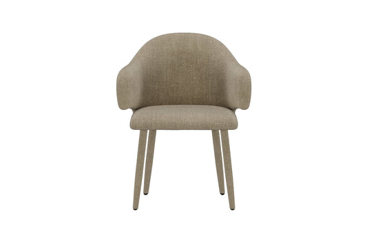 Evelin spisebordsstole - beige, natur - 2 stk. - billede 1