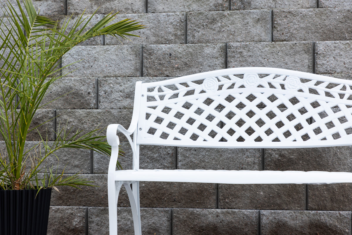 Mafra Havebænk 60 x 87 x 100 Hvid