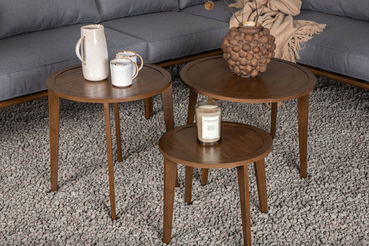 Roxo Hjørnesofa sæt Brun/Grå